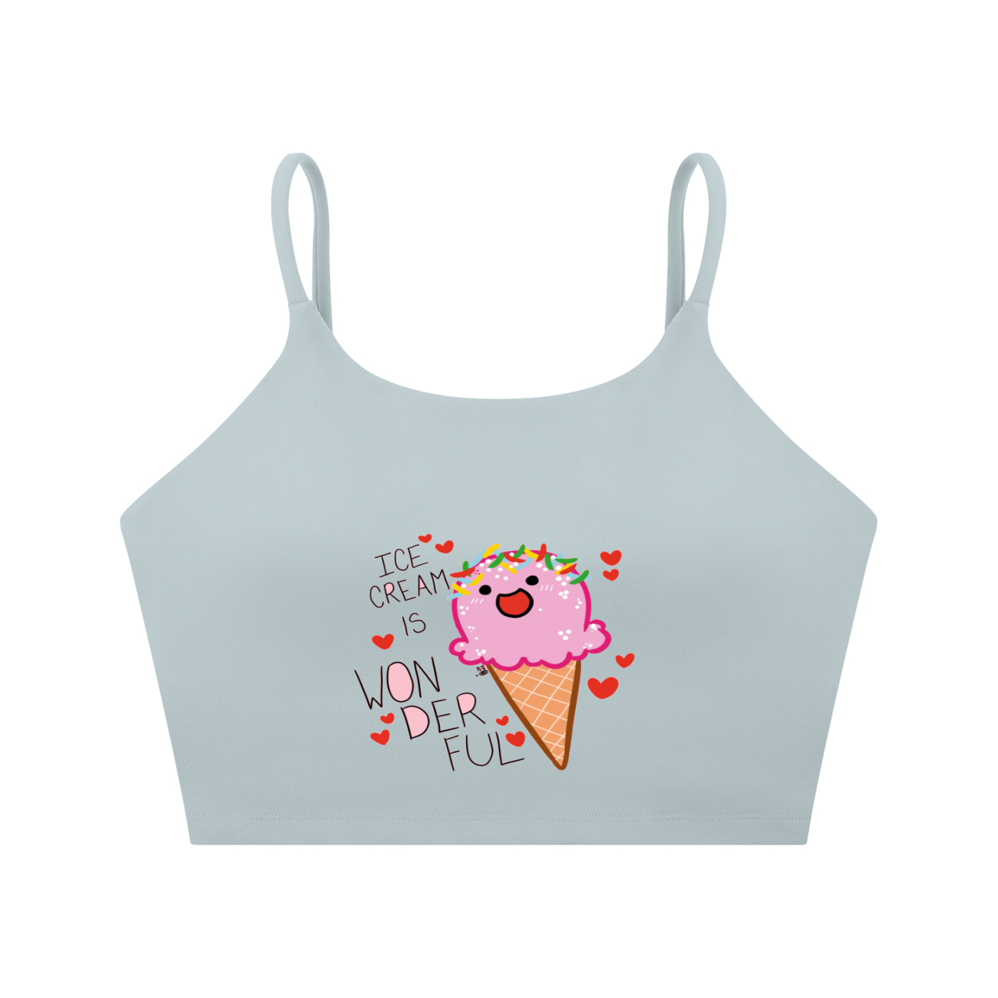 Spaghetti Strap Yoga Sports Bra