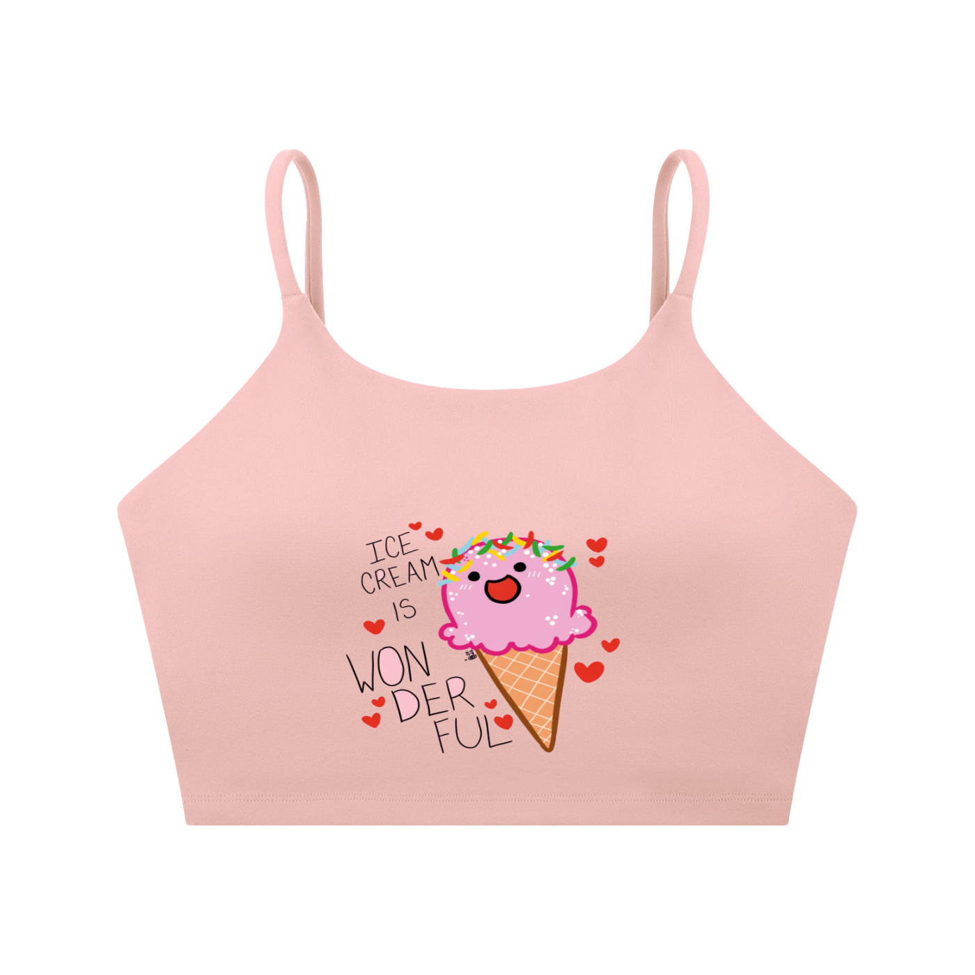 Spaghetti Strap Yoga Sports Bra