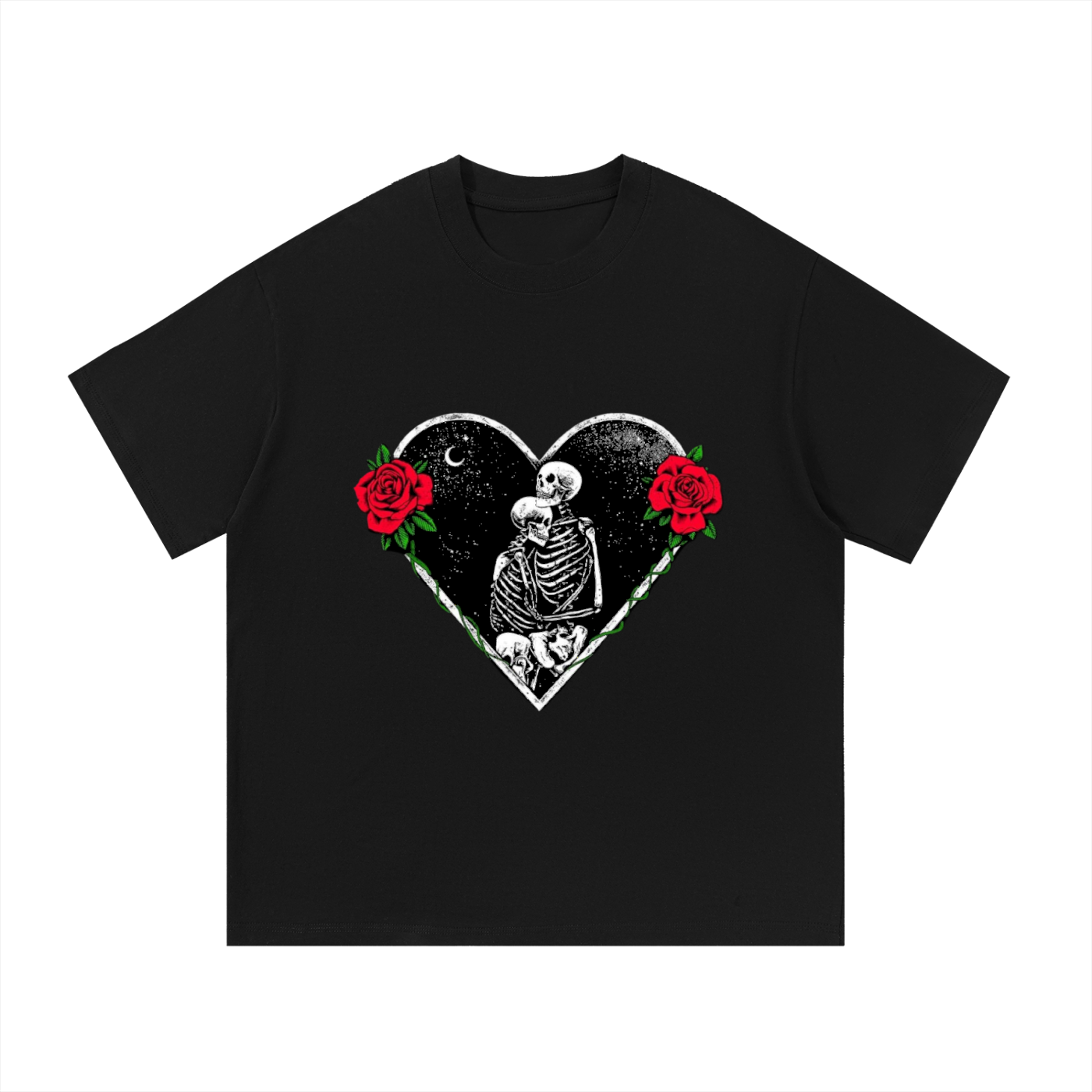 Skeleton heart t-shirt