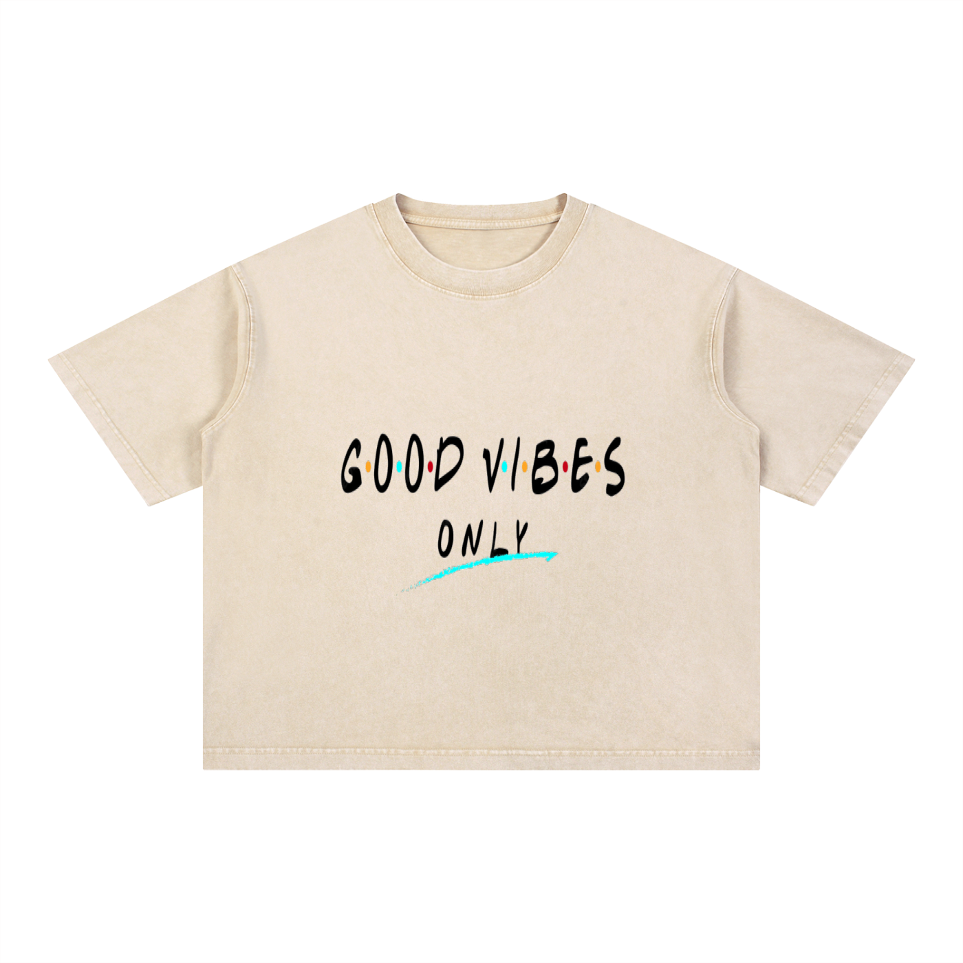 Good vibes only Cotton T-Shirt