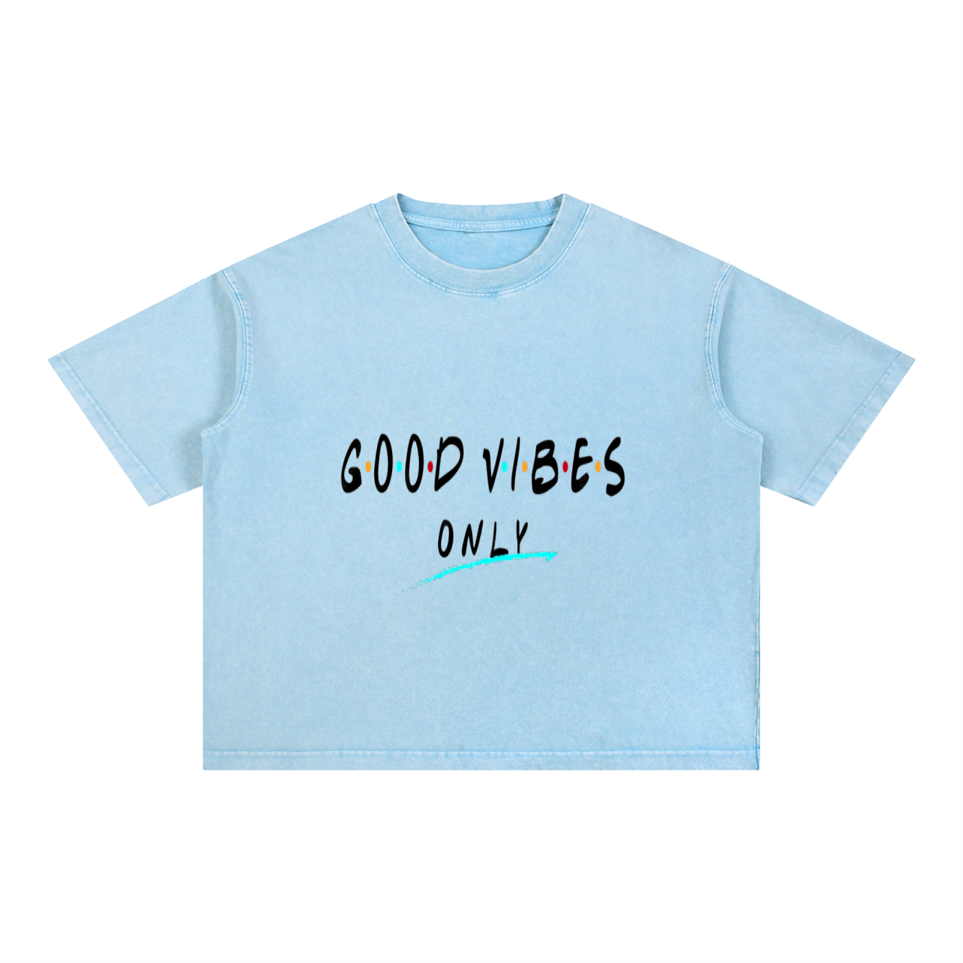 Good vibes only Cotton T-Shirt